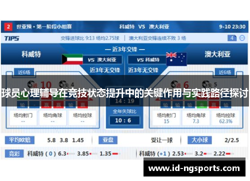 球员心理辅导在竞技状态提升中的关键作用与实践路径探讨