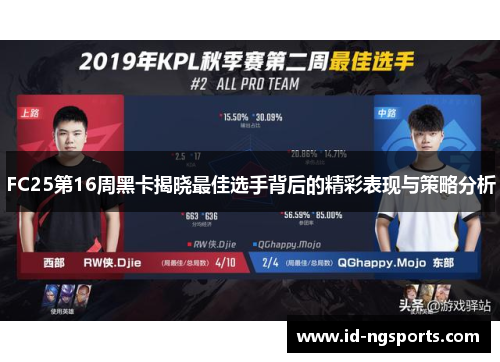 FC25第16周黑卡揭晓最佳选手背后的精彩表现与策略分析